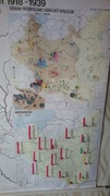 Mapa ścienna historyczna RZECZYPOSPOLITA POLSKA w latach 1918 - 1939