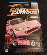 Hot Wheels 2 Fast and Furious Honda S2000 różowa 
