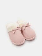 Nowe kapcie Sinsay 36 37 różowe z futerkiem kokarda damskie futerko 