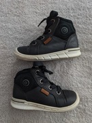 Granatowe eleganckie skórzane zasuwane buty Ecco Baby First 22