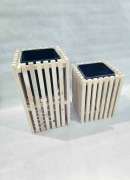 Donica ogrodowa drewniana lamelki