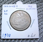 Indonezja 100 Rupi 1978r
