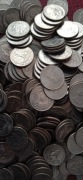 200 dolarów monety 25 centówki różne roczniki zestaw