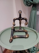 Lampa z rurek hydraulicznych loft 