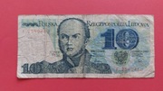 Banknot 10 złotych 1982 r Seria F