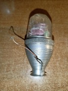 Świecąca gałka zmiany biegów retro PRL kwiatek 