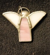 Aniołek - zawieszka witrażowa