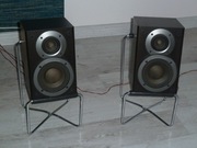 IKEA KOMPASS - STOJAKI STANDY DO KOLUMN DESIGN - rzadkość - wersja chrom!