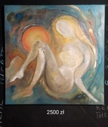 Obraz olejny 100 x 100 cm Aliszji DARK. Unikat, 1/1 