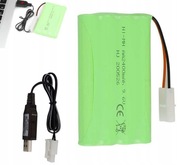 Akumulator z kablem ładującym  2400 mAh 9.6 V bateria do zabawek RC