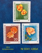 Znaczki flora:0241: kwiaty- DDR/NRD 1961r **