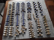 Kolanko zaprasowywane, trójnik, łącznik, pex