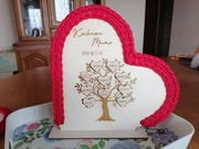 Upominek serce na Dzień Mamy