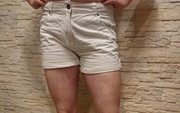Spodenki krótkie białe George rozm. 164-170 cm