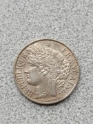 1 frank 1888 r. A Francja srebro piękny i rzadki