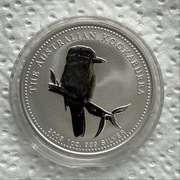 2005 Australia 1$ KOOKABURRA 1 oz. Srebro Ag .999