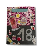 Ręcznie robiona kartka urodzinowa na 18. urodziny