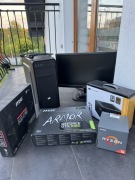 Gamingowy tani komputer do gier GTX1080, RYZEN 5 2600, SSD, 1TB +Monitor LG