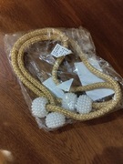 Uchwyty do zasłon 2szt zestaw złote 