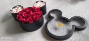 Kwiaty w pudełku box myszka uszy Nowość 