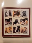 Gwinea Bissau 2001  Mi 1428-36 ark  ptaki idealna  pozycja