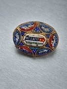 Millefiori wlochy broszka stara mozaika