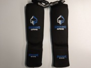 Elastyczne ochraniacze piszczeli Ground Game Czarne r. L