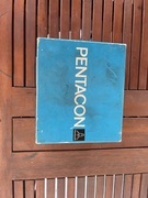 Przeglądarka slajdów PENTACON DB1 oryginalne pudełko i zestaw z czasów PRL