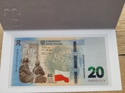 20 zł 80 rocznica wybuchu Powstania Warszawskiego niski numer PW0001019