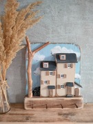 Drewniany wieszak na klucze