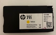 HP WKŁAD TUSZ 711 YELLOW CZ128S SETUP ORYGINAŁ PUSTY
