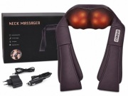 Masażer karku Shiatsu z podgrzewaniem 3D | Elektryczny masaż | Premium