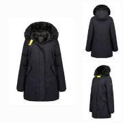 Kurtka parka zimowa XL Geographical Norway Nowa z metkami z kapturem granat