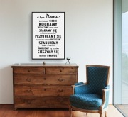 Obraz na płótnie 70x50cm z Twoim textem - zdjęciem