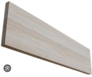 Parapety z  drewna jesionowego  