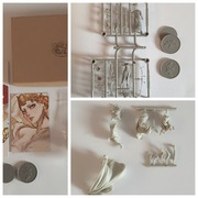 Kingdom Death Monster figurki zestaw Lune, Miko, Priest, nowe.