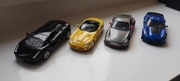 Samochód metalowy, Porsche, Lamborghini, Corvette, Dodge viper - 4 szt.