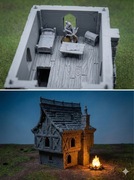 Diorama / Budynek Fantasy do gier RPG – D&D, Warhammer, bitewniaki