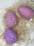 PROMOCJA Świece sojowe wielkanocne jajka dekoracja zestaw 3szt