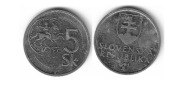 S09 Słowacja 5 koron 1993