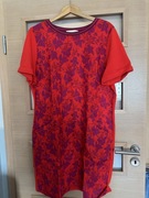 Sukienka lniana z kieszeniami