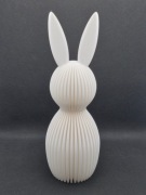 Biały zajączek wielkanocny 25 cm – dekoracja PLA - ProDruk3D