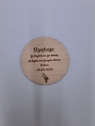 Drewniane serce 8x8 cm