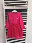 Sukienka dla dziewczynki z kokardką rozmiar 98 cm bawełna