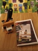 Figurka FOX BRELOK LIS Minecraft Kinder Joy VC327