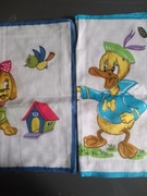 8 kolorowych chusteczek bawelniane