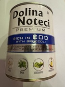Dolina Noteci karma mokra dla psów bogata w dorsza z brokułami 800 g