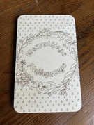 Koperta na pieniądze wysuwana,szufladowa, ze sklejki na różne okoliczności.