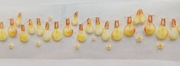 washi tape taśma ozdobna girlanda lampki żółte 2m scrapbooking