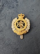 Oryginalna odznaka na czapkę armii brytyjskiej oficera Korpusu Saperów